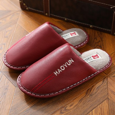 Women Warm Lining Waterproof Slip Resistant Winter Indoor Slippers