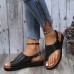 Women Casual Summer Beach Vacation Hook   Loop Thumb Sandals