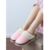 Women Warm Lining Waterproof Slip Resistant Backless Winter Indoor Slippers