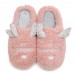 Women’s Cute Antlers Warm Lining Casual Home Plush Slippers