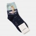 Women Cotton Oil Painting Landscape Art Graffiti Personality Fashion Tube Socks