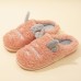 Women’s Cute Antlers Warm Lining Casual Home Plush Slippers